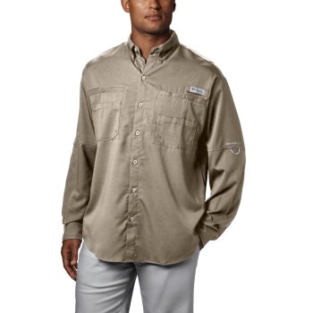 Columbia Muške Košulje - PFG Tamiami II Long Sleeve Kaki Boja | GKBE-29340